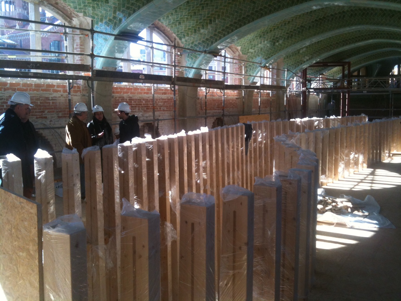 Structure en bois Sant Pau